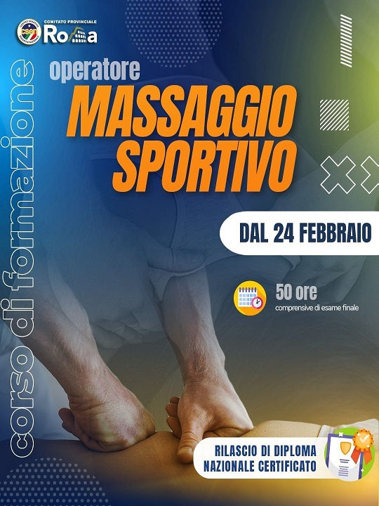 Corso di formazione per Operatore Massaggio Sportivo