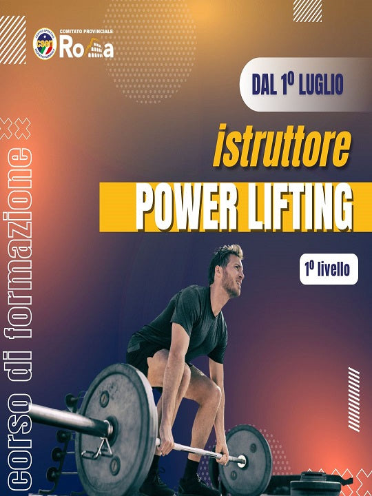 Istruttore 1° livello Powerlifting