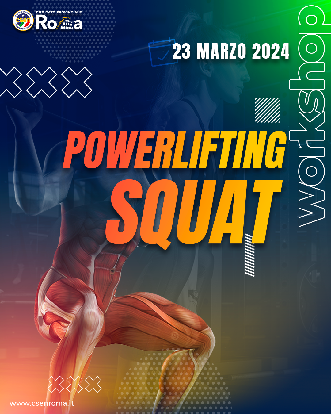 1° Workshop Powerlifting: Squat
